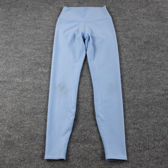 Alo Yoga Set Womens Small Airlift Intrigue Bra High Waist Leggings Blue Pilates - Picture 6 of 16